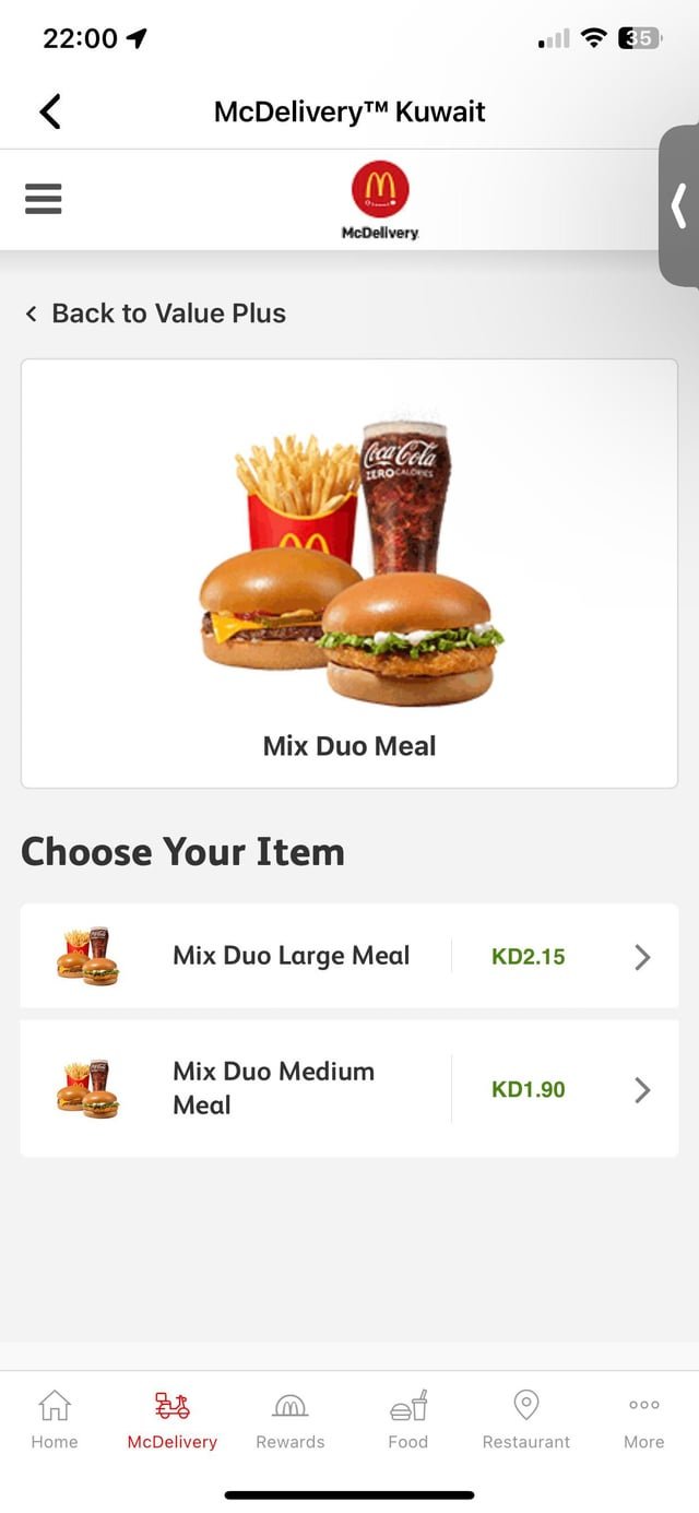 Mcdonalds Kuwait Menu With Prices